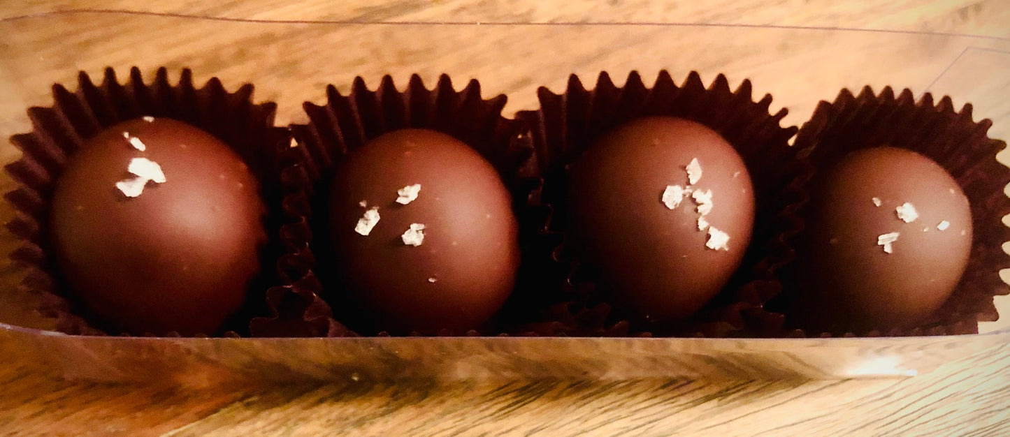 Classic French Ganache Sea Salt Truffles