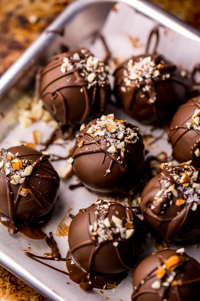Classic French Ganache Sea Salt Truffles